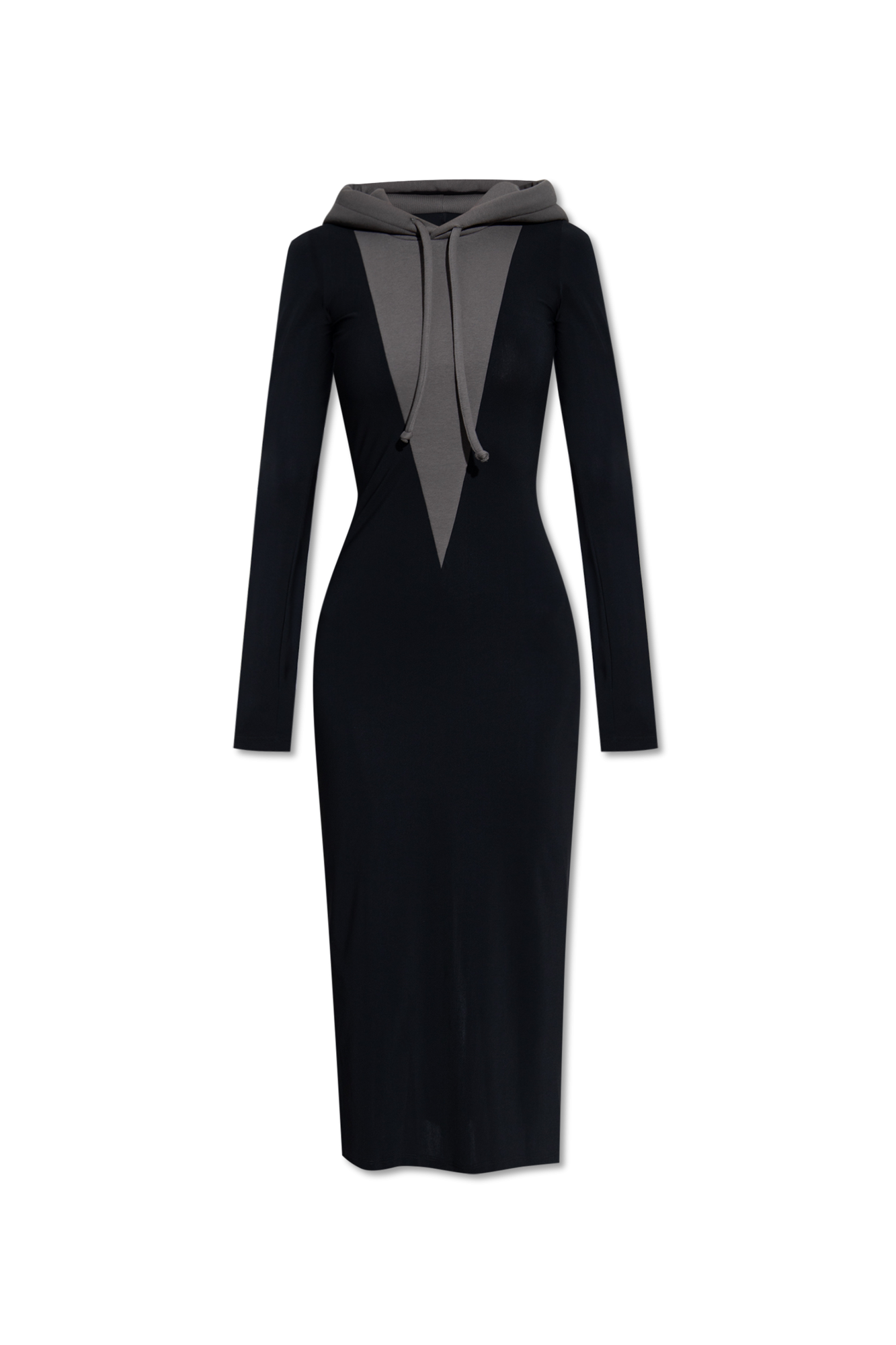 【関税＆送料込み】Mm6 Maison Margiela Dress With Cap Sleev Black Hooded dress MM6 Maison Margiela